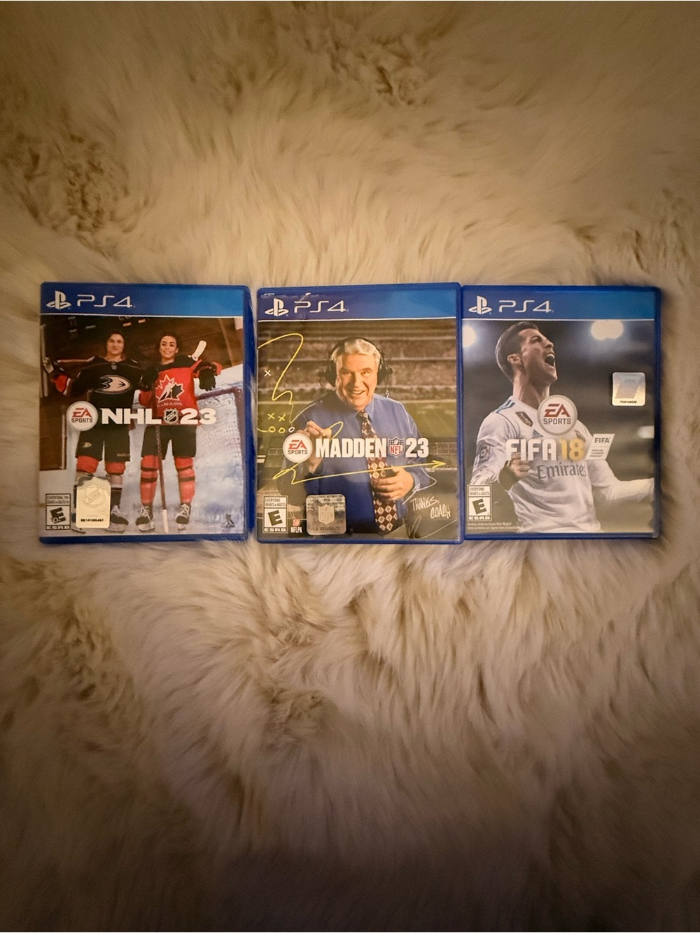 PS 4 Games - Madden 23 / FIFA 18 / NHL 23